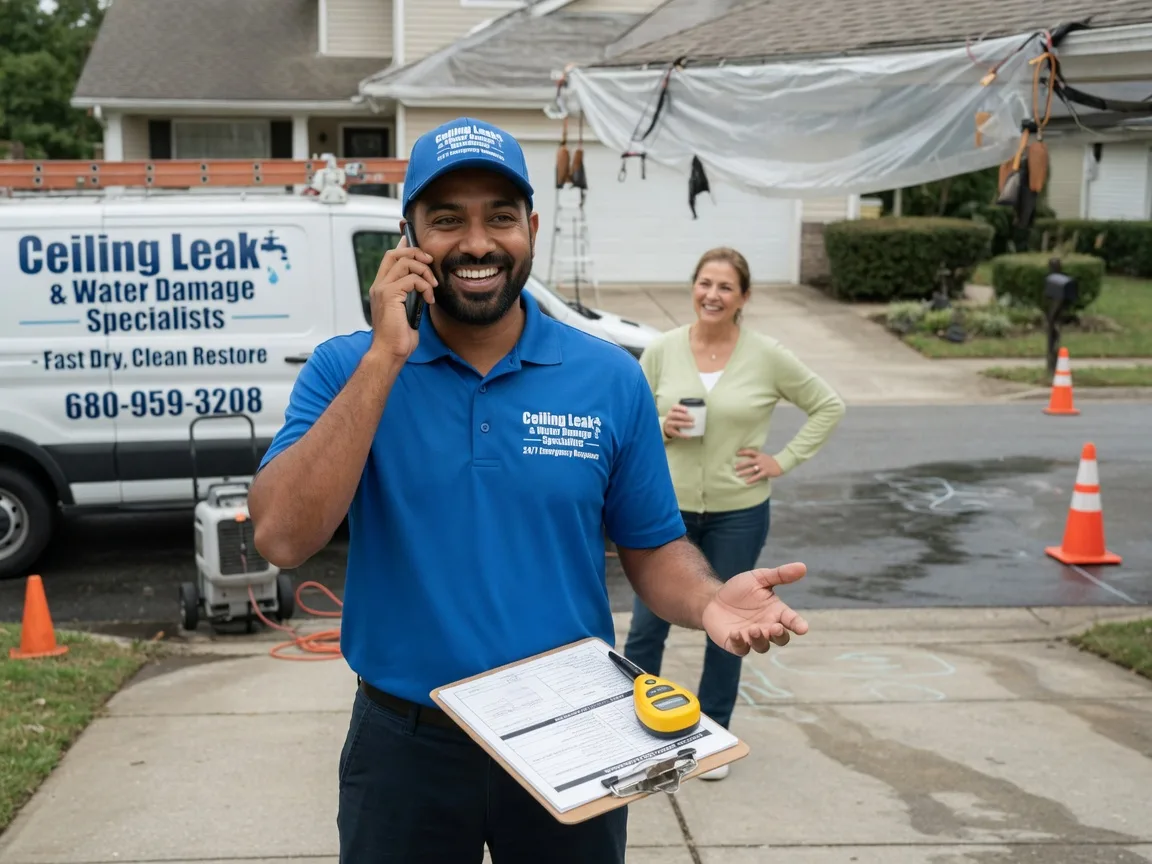 Ceiling Leak Cleanup White Hall, MD FAQs